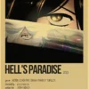 2023 New Anime Hell Paradise Poster Nostalgia Kraft Paper Print Art Picture Cartoon For Room Cafe 3 - Hell's Paradise Merch